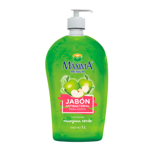 Imagen de Jabón Líquido para Manos Máxima Manzana Verde 1 LTS