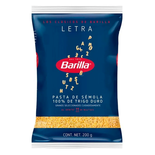 Imagen de Sopa Barilla Letras 200 GRS