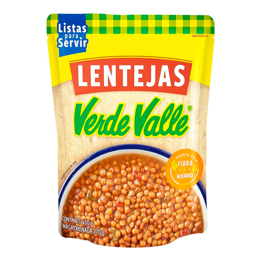 Imagen de Lenteja Verde Valle Sopa 430 GRS