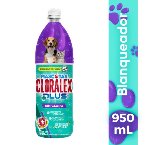 Imagen de Blanqueador Líquido Cloralex Mascotas 950 MLL
