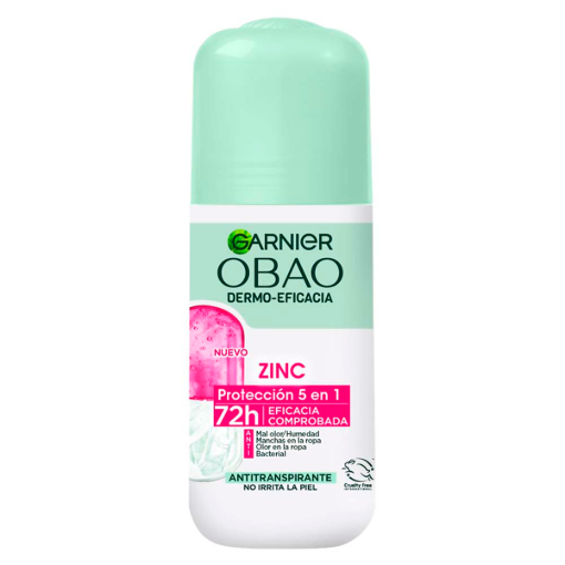 Imagen de Desodorante Obao Roll-On Dermo-E Zinc Mujer 65 GRS