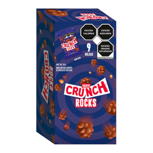 Imagen de Exhibidor Chocolate Nestlé Crunch Rocks 43 GRS
