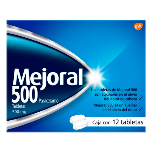 Imagen de Exhibidor Mejoral Caplet 500 mg 12 PZS