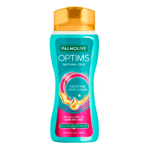 Imagen de Shampoo Palmolive Optims Keratina Hidrolizada 680 MLL