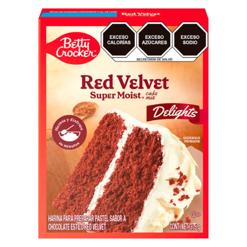 Imagen de Harina para Pastel Betty Crocker Red Velvet 375 g 375 GRS