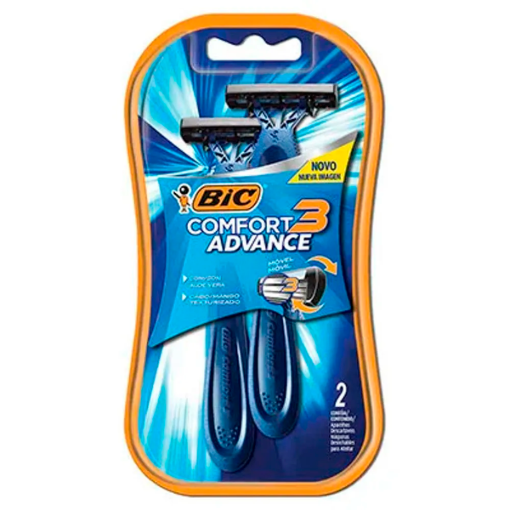 Imagen de Rastrillos Bic Comfort 3 Advance 2 pzas 2 PZS