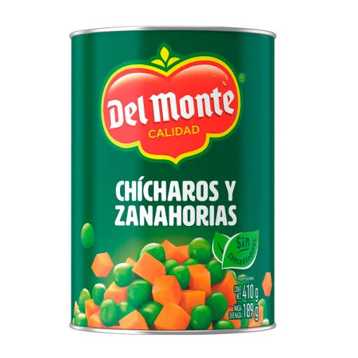 Imagen de Chícharos Del Monte con Zanahoria 410 GRS