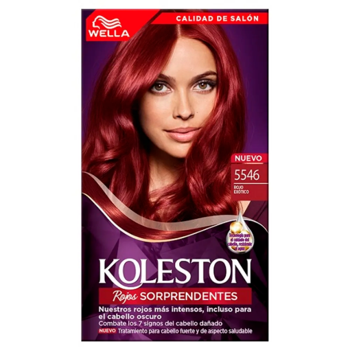 Imagen de Tinte para Cabello Koleston 5546 Rojo Exótico 1 PZS