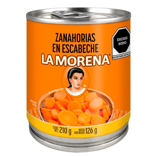 Imagen de Zanahoria en Escabeche La Morena 210 GRS