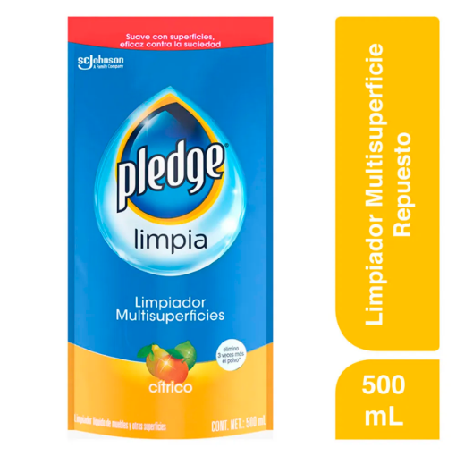 Imagen de Pledge Limpiador Multiusos Multisuperficies Cítrico 500 MLL