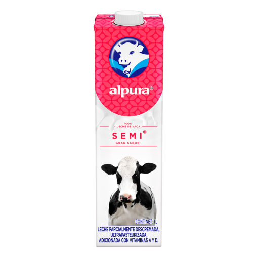 Imagen de Leche Alpura Semi Descrem Up Edge  1 LTS