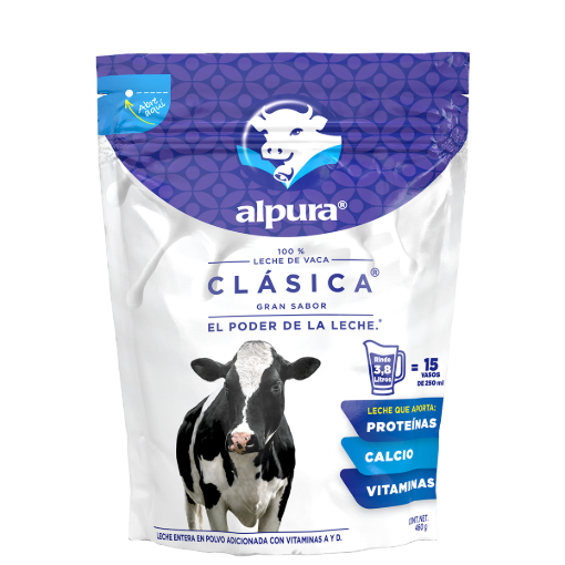 Imagen de Leche Alpura Clasica Polvo   460 GRS