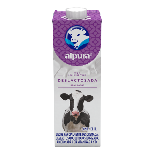 Imagen de Leche Alpura Deslactosada  1 LTS