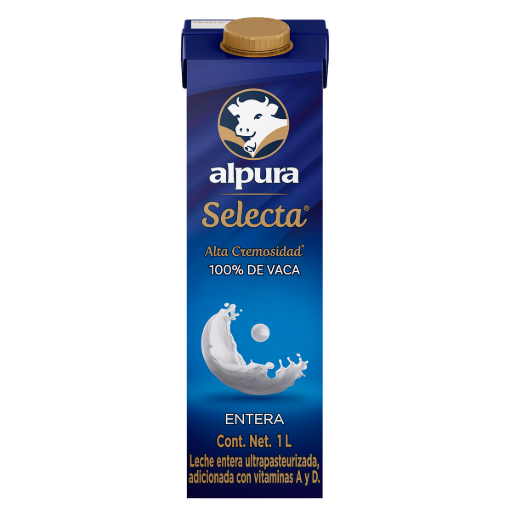 Imagen de Leche Alpura Selecta Entera  1 LTS
