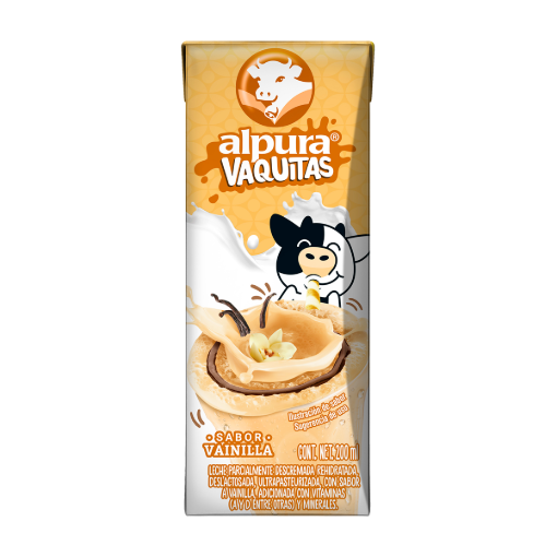 Imagen de Leche Alpura Vaquitas Vainilla 200 MLL