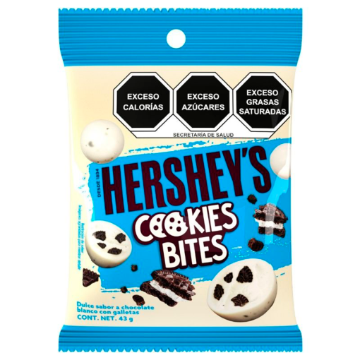 Imagen de Chocolate Hershey’s Bites Cookies & Cream 43 GRS