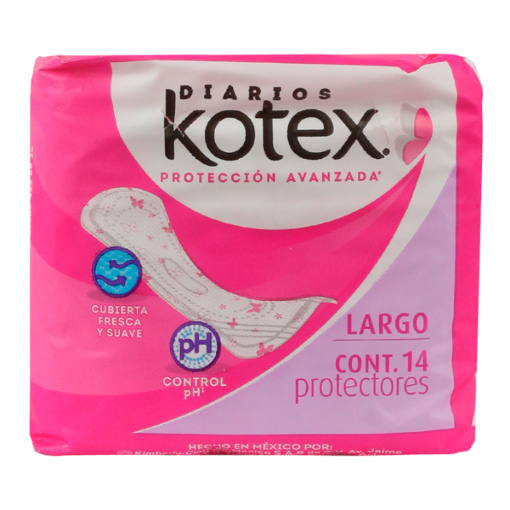 Imagen de Pantiprotectores Kotex Diario Largo 14 PZS