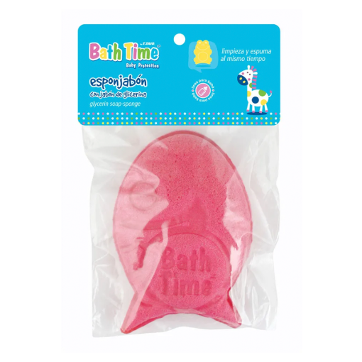 Imagen de Esponja Bath Time con Jabón 1 PZS