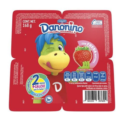 Imagen de Yoghurt Danonino Fresa 42 GRS