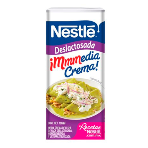 Imagen de Media Crema Nestlé Deslactosada 190 GRS