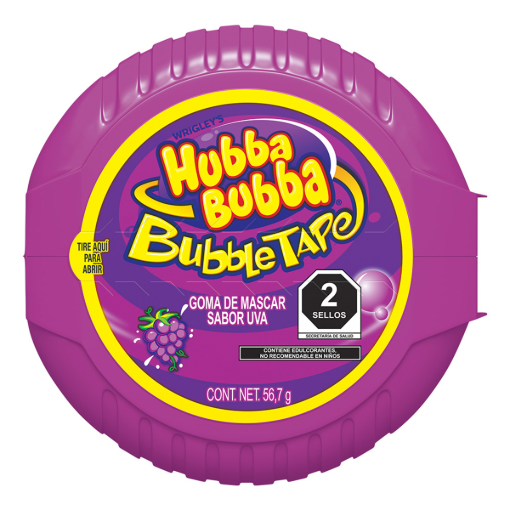 Imagen de Chicle Bubbaloo Uva Rollo 56.7 GRS