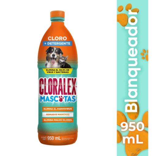 Imagen de Blanqueador Líquido Cloralex Mascotas Con Detergente 950 MLL