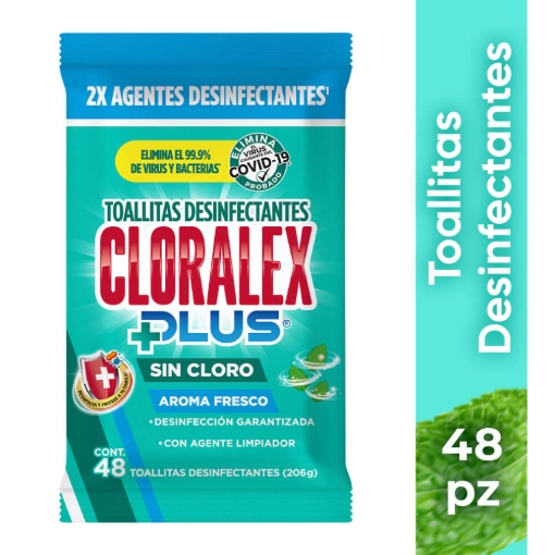 Imagen de Toallas Húmedas Desinfectantes Cloralex  48 PZS