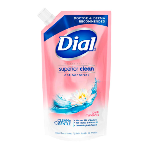 Imagen de J Liq Manos Dial Mineral/Rosados Pouch 450 MLL