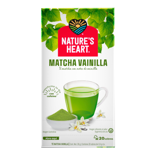 Imagen de Te Nature´S Heart Matcha Vainilla 35 GRS