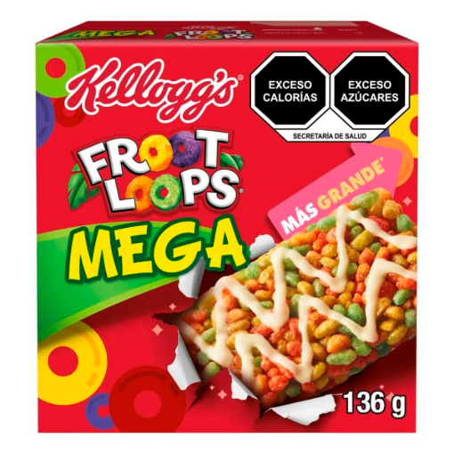 Imagen de Barra Kellogg'S Froot Loops Mega 136 GRS