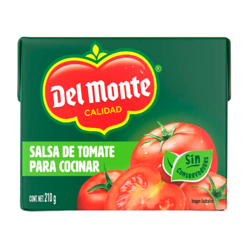 Imagen de Puré De Tomate Natural Del Monte 210 GRS