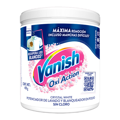 Imagen de Blanqueador Vanish Cristal White 450 GRS