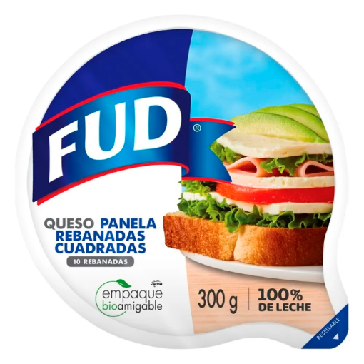 Imagen de Queso Panela Rebanado FUD 300 GRS