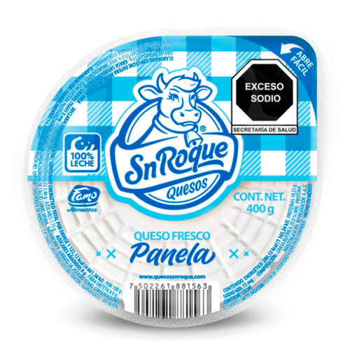 Imagen de Queso Sn Roque Panela Fresco 400 GRS