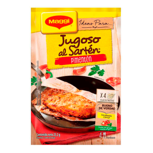 Imagen de Sazonador Maggi Jugoso Al Sartén Pimiento 23.2 GRS