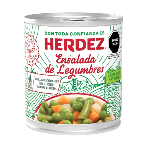 Imagen de Ensalada Herdez Legumbres  220 GRS
