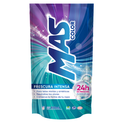 Imagen de Detergente Líquido Mas Care&Fresh 830 MLL