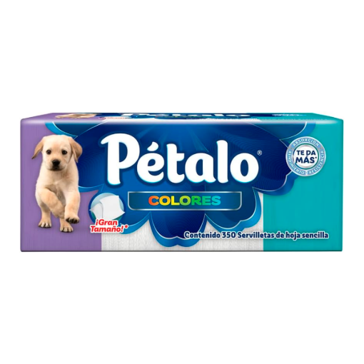 Imagen de Servilleta Petalo Colores 350 PZS