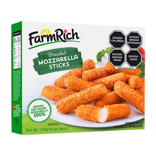 Imagen de Dedos D/Queso Farmrich Mozzarella Empanizados 1.47 KGS