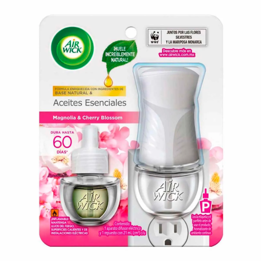Imagen de Arom Air Wick Elec Magnolia&Cherry Blossom Rep+Ap 21 MLL