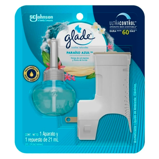 Imagen de Arom Glade Electr Paraiso Azul Ap+Rep 21 MLL