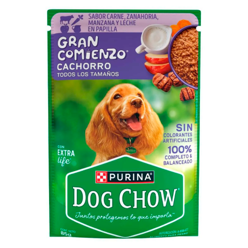 Imagen de Alimento Purina Dog Chow Cachorro Carne  85 GRS