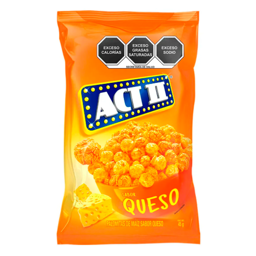 Imagen de Botana Maiz Act Ii Queso 45 GRS