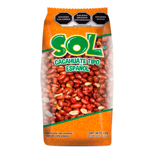 Imagen de Botana Sol Cacahuate Español 1 KGS