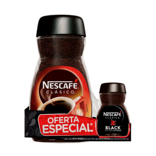 Imagen de Cafe Nescafe Clasico+Nes.Blackroast 40grs 200 GRS