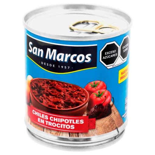 Imagen de Chiles San Marcos Chipotle Trozo 215 GRS