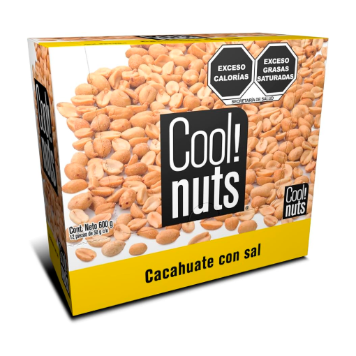 Imagen de Botanas Cacahuate Coolnuts Japonés con Sal 50 GRS