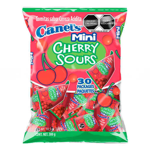 Imagen de Dulce Gomit Canel's Mini Cherry Sours 300 GRS