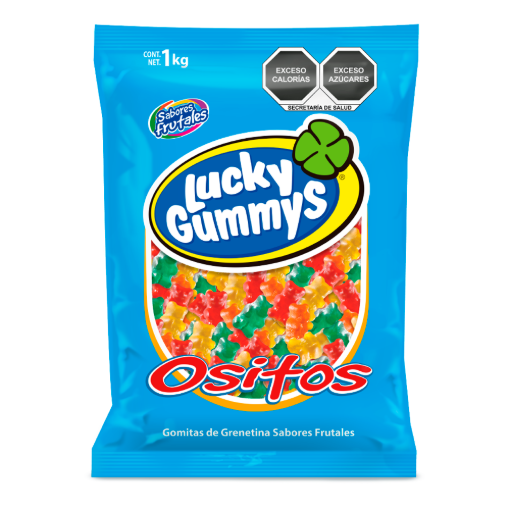 Imagen de Gomita Lucky Gummys Ositos 1 KGS