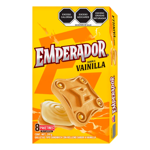 Imagen de Galleta Gamesa Emperador Vainill 291 GRS